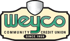 Weyco community credit union logo.
